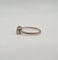 Bague 53.5 Bague or blanc sertie de 2 diamants anciens 58 Facettes