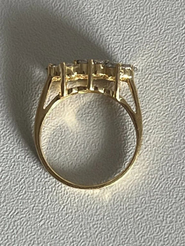 Bague 52 Bague Jarretière Or Jaune Diamants 58 Facettes 5208