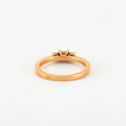 Bague 50 Bague en Or jaune & diamants 58 Facettes