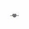 Bague 52 Bague cœur or blanc sertie d’une topaze bleue et diamants 58 Facettes