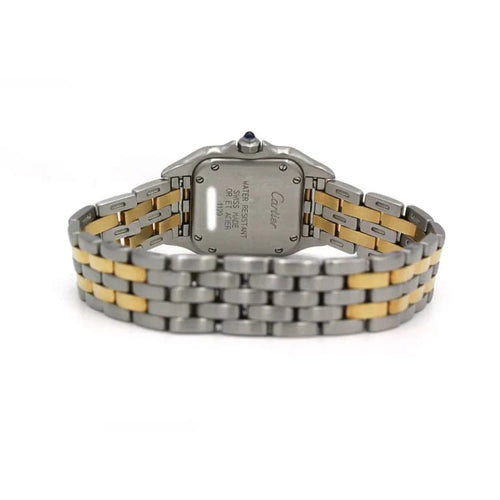 Montre Montre Or & Acier Panthère PM 2 rangs - CARTIER 58 Facettes 260022R