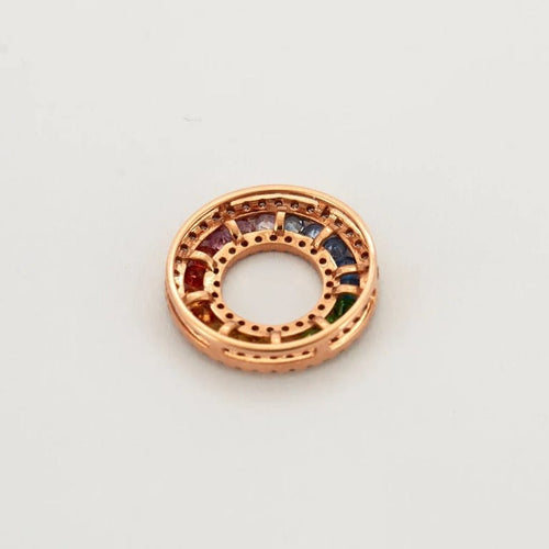 Pendentif Pendentif or rose 18 carats saphirs et diamants 58 Facettes