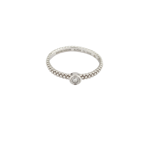 Bague 51 Mauboussin - Bague solitaire Goutte de jour en or blanc et diamant 58 Facettes 32038