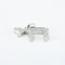 Pendentif Pendentif HAI - LA VIE or blanc diamants 58 Facettes