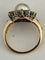 Bague 54 Bague Or Jaune et Gris Perle Diamants 58 Facettes LOT 4493