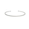 Bracelet Bracelet Jonc or blanc diamants 58 Facettes
