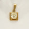 Pendentif Pendentif en or jaune 18K et diamant taille ancienne 58 Facettes 58FC114