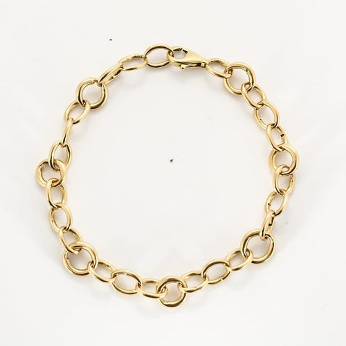 Bracelet Bracelet en Or jaune maillons ovales 58 Facettes ORA0032X2