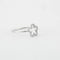 Bague 54 Bague Fleur Or blanc Diamants 58 Facettes