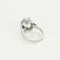 Bague 51 Bague en or blanc, aigue marine et diamants 58 Facettes COMP1392