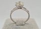 Bague 55 Bague en Or blanc, diamants 58 Facettes