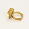 Bague 50 Bague moderniste en or jaune , perle de culture 58 Facettes DIE1723