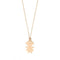 Collier Ginette NY - Collier Little Girl en or rose 18 carats 58 Facettes