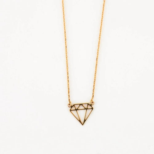 Collier Collier motif diamant Or jaune 58 Facettes