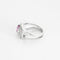 Bague 53 Bague en Or gris, diamants et saphir rose 58 Facettes ARL0991X2
