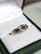 Bague 53 Bague vintage en or jaune 18 carats, saphirs et diamants 58 Facettes 718