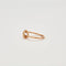 Bague 54.5 Bague Or rose 58 Facettes