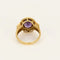 Bague 54 Bague en or jaune , améthyste et diamants 58 Facettes SAI0769