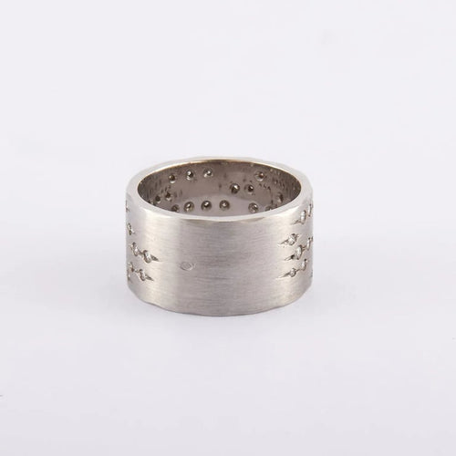 Bague 52 / Blanc/Gris / Or 750 Bague "Code" H.STERN 58 Facettes 120369R