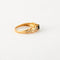 Bague 52 Bague Or jaune Saphir et éclats de diamants 58 Facettes