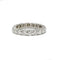 Bague 51 Alliance or blanc diamants 58 Facettes 240384R