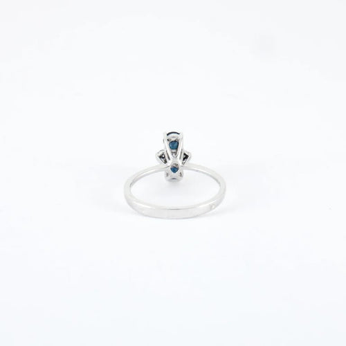 Bague 54 Bague Saphirs Diamants 58 Facettes