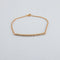 Bracelet Bracelet or rose barrette de diamants 58 Facettes