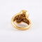 Bague 54 / Jaune / Or 750 Bague Toi et Moi perles et Diamants 58 Facettes 130160R