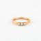 Bague 50 Bague en Or jaune & diamants 58 Facettes