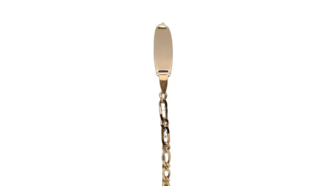 Bracelet Gourmette en Or Jaune 58 Facettes