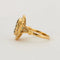 Bague 53.5 Bague or jaune 18 carats tourmaline et diamants 58 Facettes