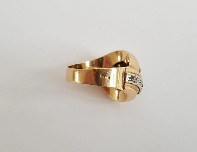 Bague 56 Bague tourbillon diamants 0.56 carats 58 Facettes