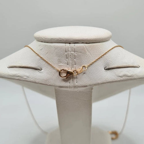 Collier Collier or rose, cercle en diamants 58 Facettes