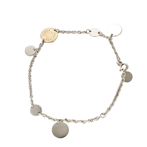 Bracelet Hermès - Ex Libris - Bracelet en argent et or rose . 58 Facettes 58FC30-3