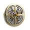 Broche Broche or jaune, saphirs & diamants 58 Facettes 250013R