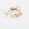 Boucles d'oreilles Boucles d'oreilles goutte en Or rose, diamants 58 Facettes