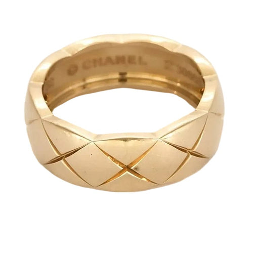 Bague 52 Chanel Bague Coco Crush en or beige 58 Facettes 58FC107