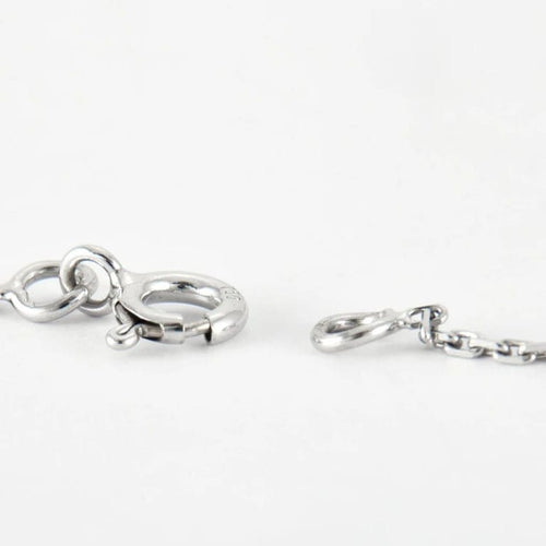 Collier Collier en Or Blanc & diamants 58 Facettes