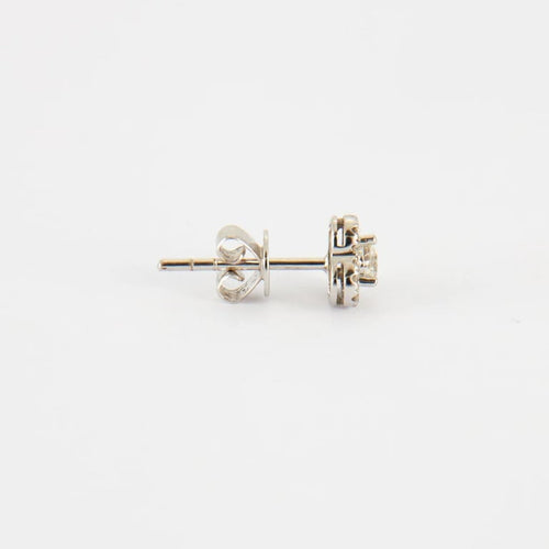 Boucles d'oreilles Boucles d'oreilles cœurs en Or blanc diamants 58 Facettes