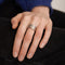 Bague 52 / Blanc/Gris / Or 750 Bague "Code" H.STERN 58 Facettes 120369R