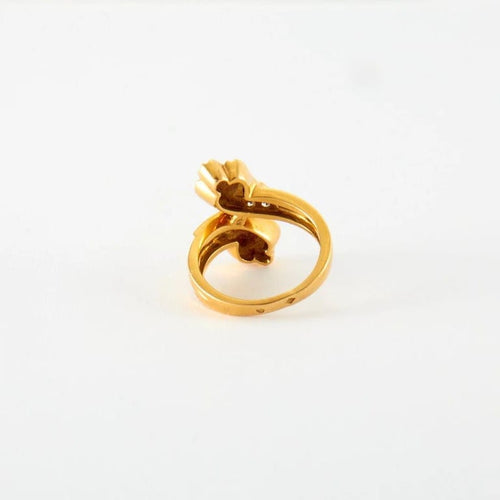 Bague 53 Bague Or jaune & diamants 58 Facettes