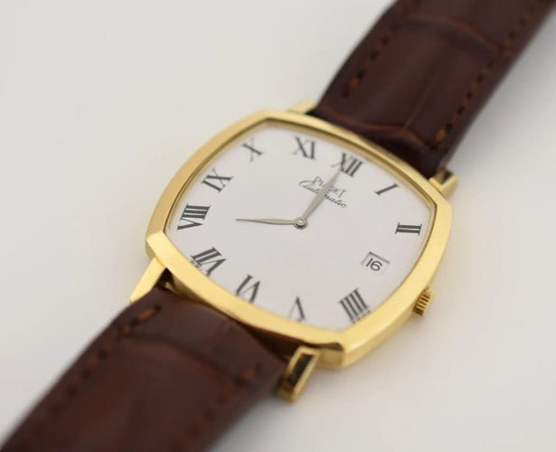 Montre PIAGET - Montre "Coussin" automatique, réf. 13406, or jaune, vers 1978 58 Facettes PIA-100