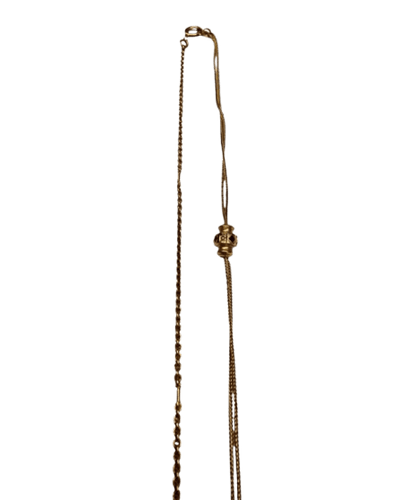 Collier Collier ancien en or jaune 18 carats, émail et perles fines 58 Facettes Bma
