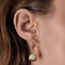 Boucles d'oreilles Boucles d'oreilles en or jaune et opale 58 Facettes CAE3451
