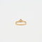 Bague 55 Bague solitaire en or jaune 18 carats sertie d’un diamant 58 Facettes