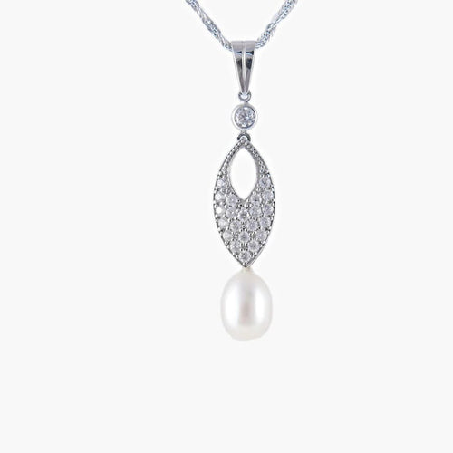 Collier Collier Perle Diamants 58 Facettes