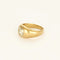 Bague 43 Bague chevalière en or jaune 18K avec diamant taille ancienne 58 Facettes 58FC146