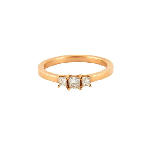 Bague 50 Bague en Or jaune & diamants 58 Facettes