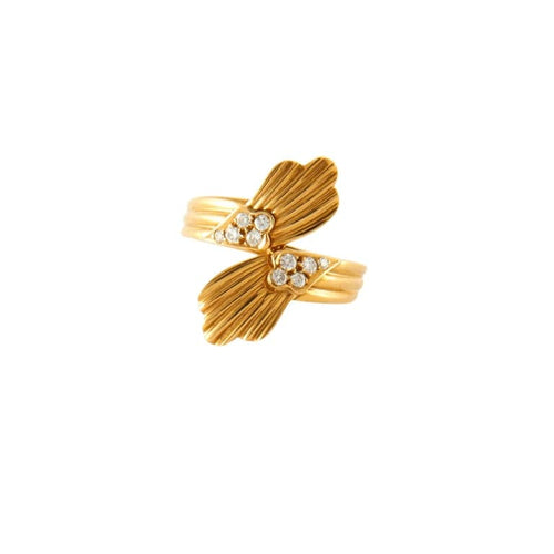 Bague 53 Bague Or jaune & diamants 58 Facettes