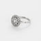 Bague 48 Bague or blanc, platine et diamants 58 Facettes 58FC115